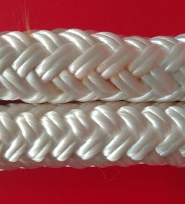 백색 땋는 폴리에스테 밧줄 5mm 나일론 얇은 땋는 나일론 코드