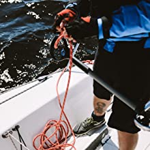 얼음 등반을 위한 다기능 옥외 상승 밧줄 32ft 64ft 0