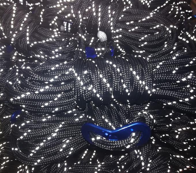 4mm 5/32inch 8 가닥 반사 텐트 로프 나일론 파라코드 100ft 1 번들 0